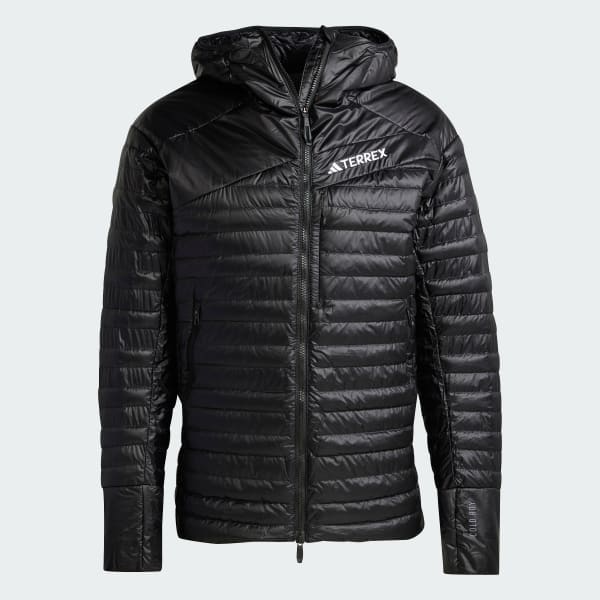 Black Terrex Techrock Down Hooded Jacket