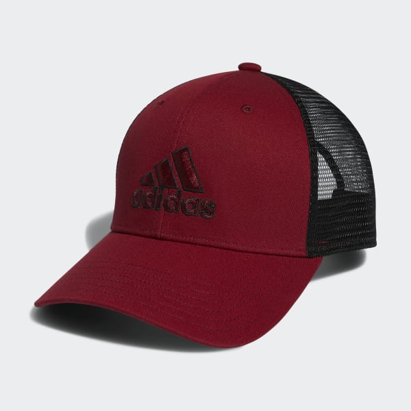 ★AEAE★ WEB LOGO MESH CAP REDBLACK A223UAA12BC adidas Structured Mesh Snapback Training Hat - Red | adidas