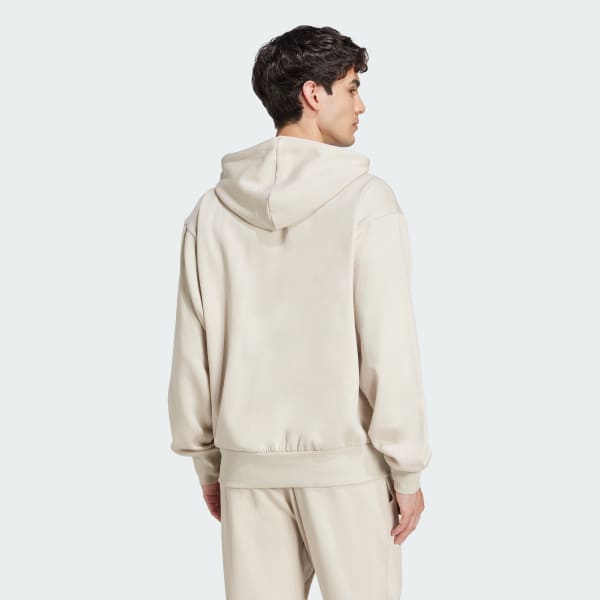 Beige Essentials Feelcozy Fleece Hoodie