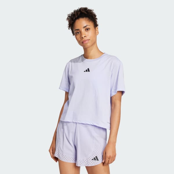 Purple CLIMACOOL Training Graphic Tee