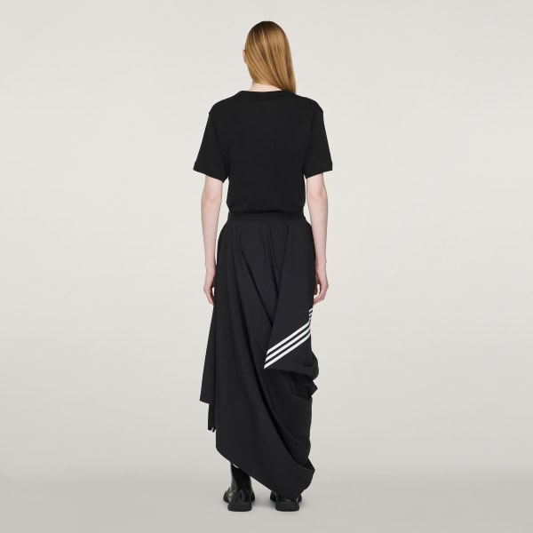 Czerń Spódnica Y-3 Nylon 3-Stripes