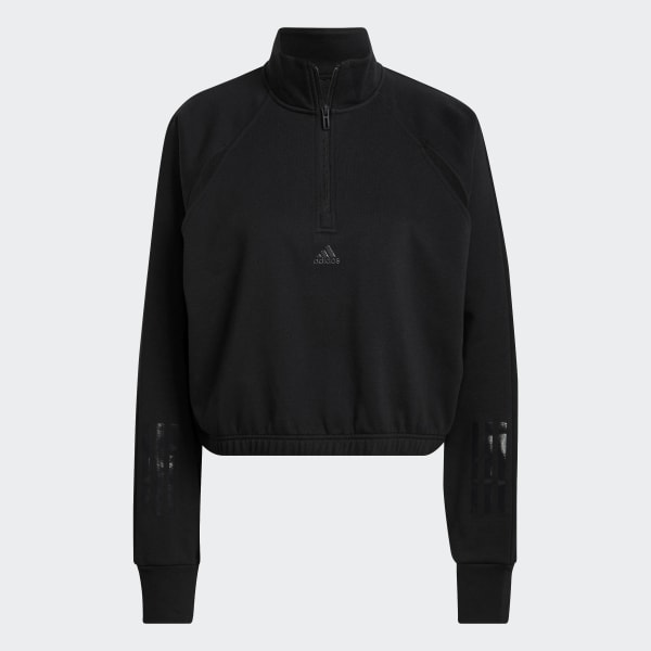 Black Hyperglam Fleece Sweater KFT69