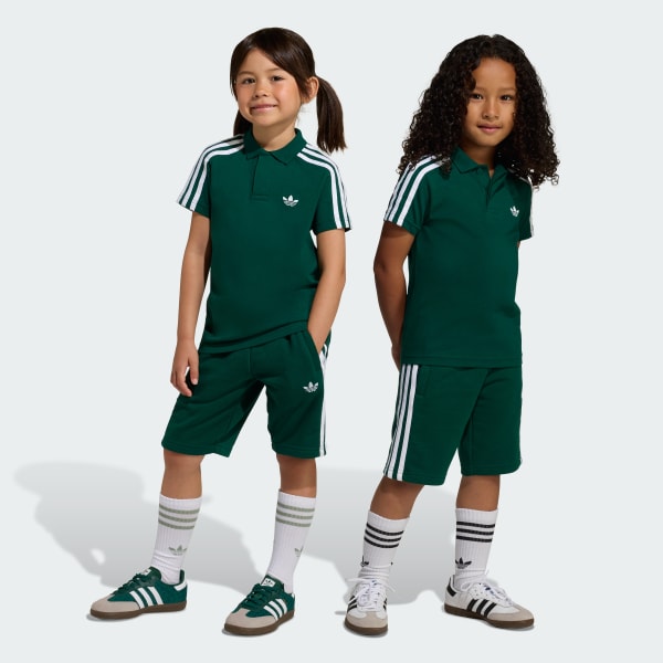 zelená KRÁTKA SÚPRAVA POLO SHORT TEE