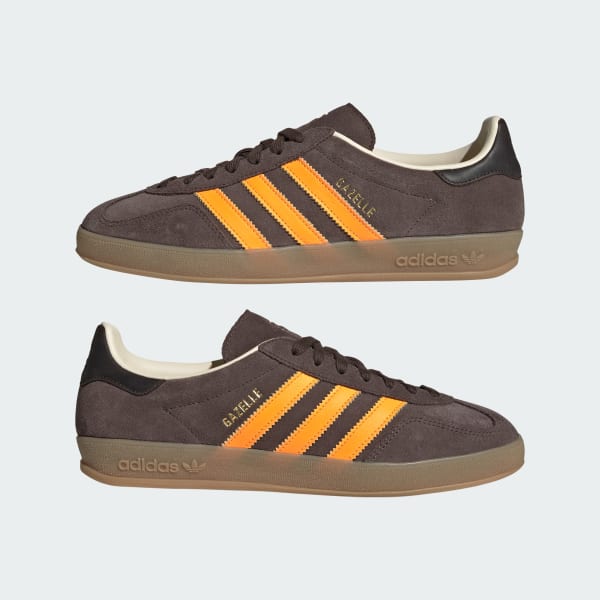 adidas GAZELLE INDOOR SHOES - Brown | Free Shipping with adiClub