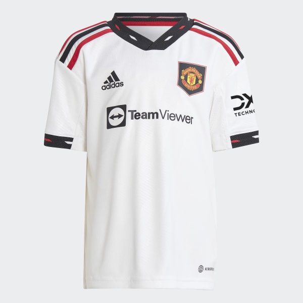 Hvit Manchester United 22/23 Bortedrakt, mini