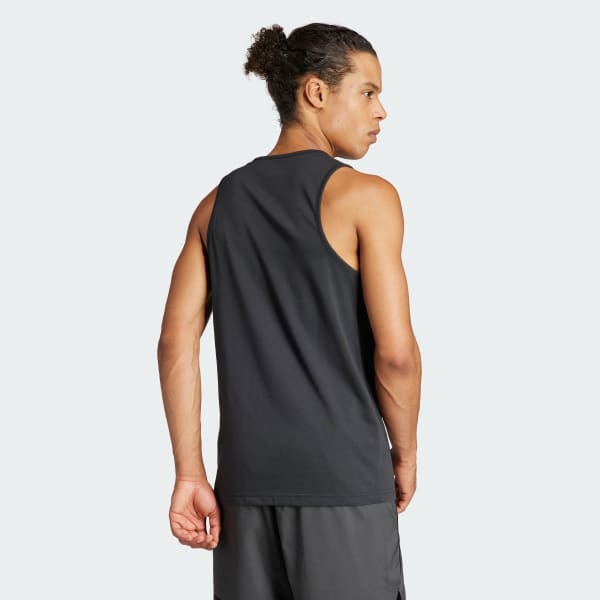 Black All-Gym Category Graphic Tank Top