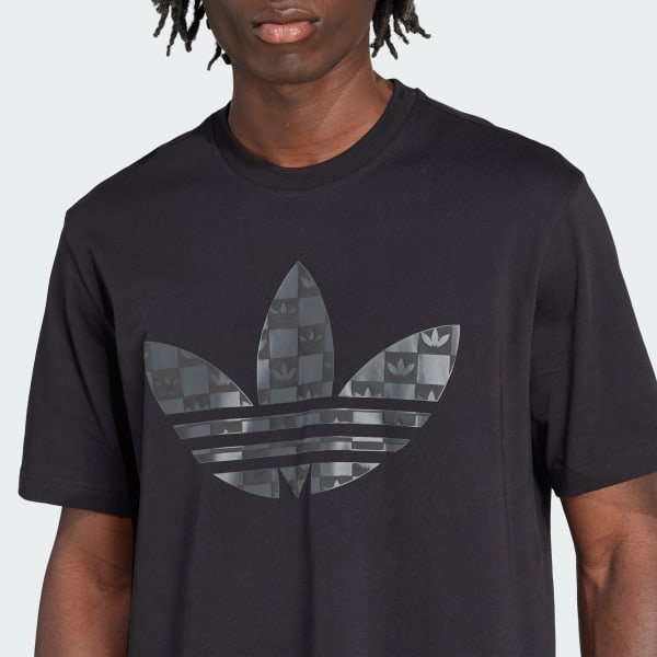 adidas Monogram Loose Tee - Black | Free Shipping with