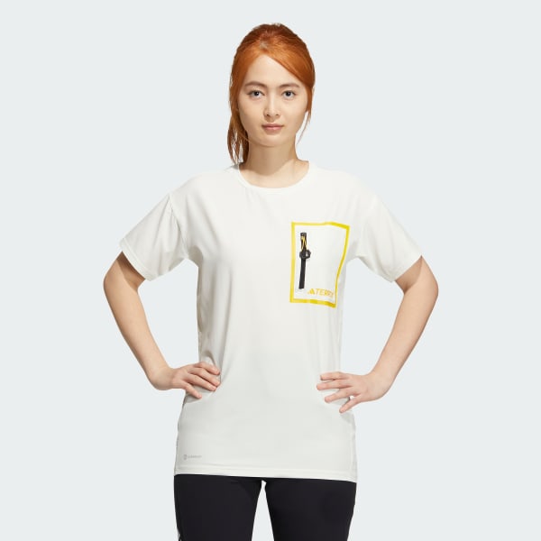 White National Geographic Short Sleeve Tee