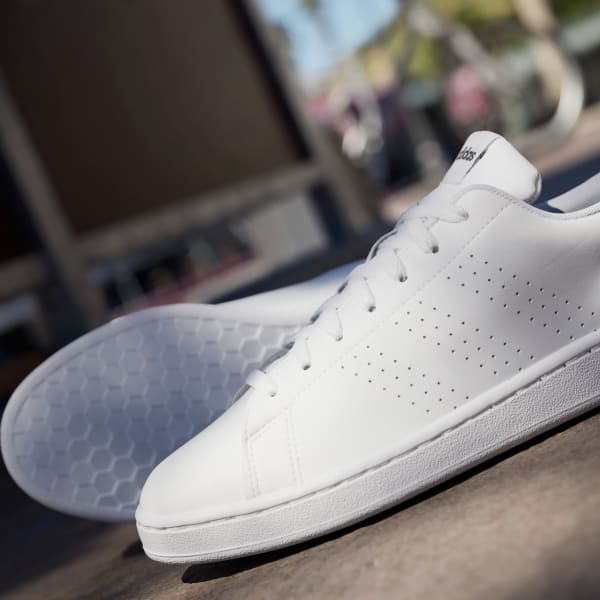 Adidas advantage leather trainers shop