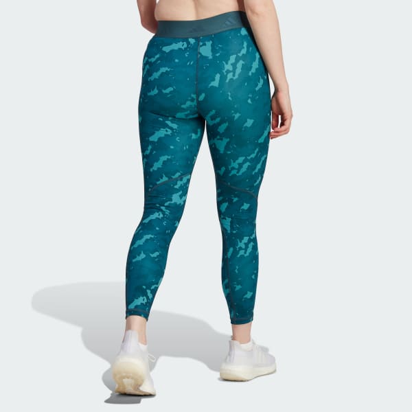 Brand New Adidas Women's Believe This Camouflage Camo Jacquard Leggings  High Waist Tight - Large