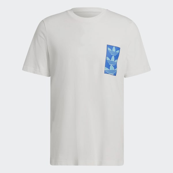 Blanco Playera Y2K Estampada