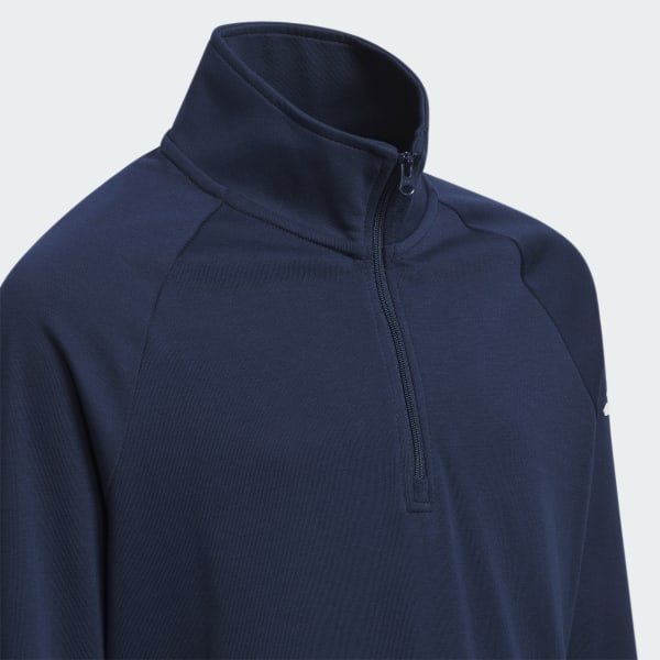 Blue 1/4-Zip Layer Pullover