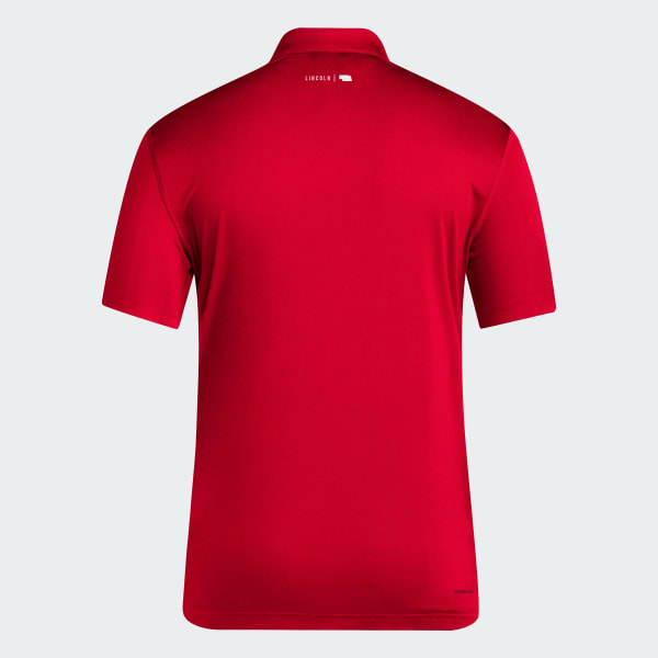adidas Nebraska Cornhuskers Short Sleeve Polo Red Free Shipping with adiClub adidas US