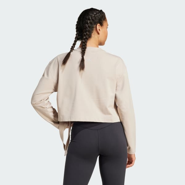 Beige Yoga Cover-Up