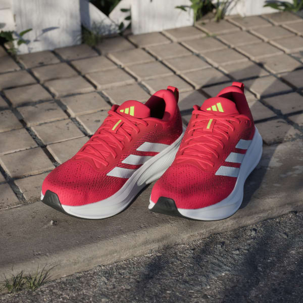 adidas RESPONSE PACE RUNNING SHOES - Red | Free Shipping with