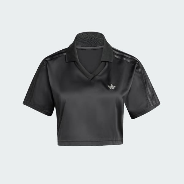 Đen ÁO ĐẤU PEARL JACQUARD NGẮN TAY