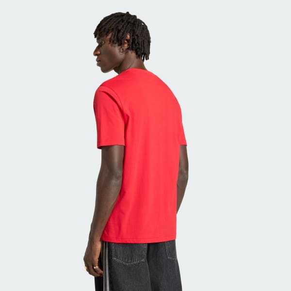 Vermelho Camiseta Estampada Seasonal CR Flamengo