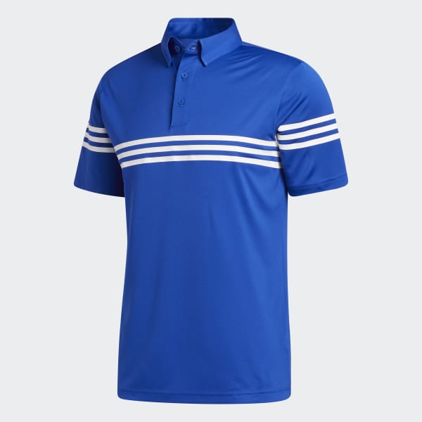 blue adidas golf shirt