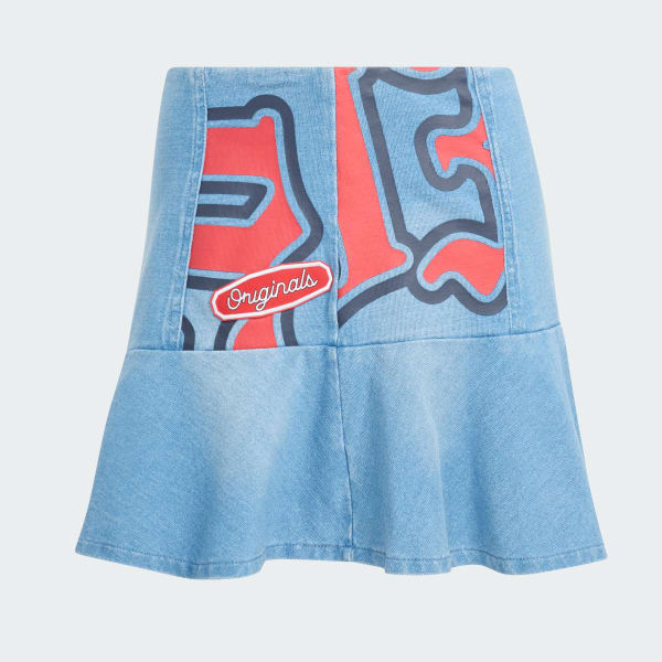 สีน้ำเงิน กระโปรง ADIDAS ORIGINALS GFX