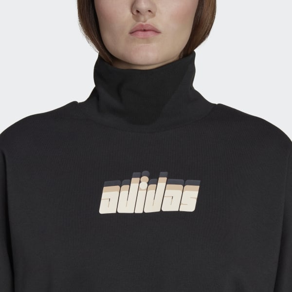 Μαύρο adidas Ski Chic Sweatshirt