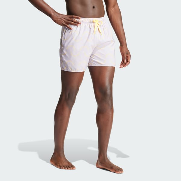 Pourpre Short de bain logo Wave CLX