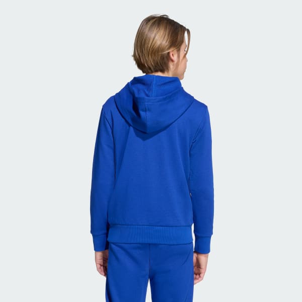 Azul Polera con Capucha Essentials Niños