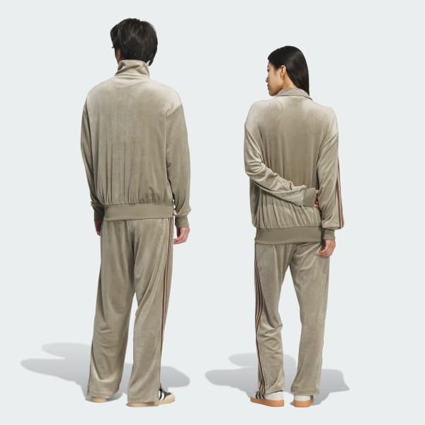 アディダス ファイヤーバード トラックパンツ ベロア FOR
