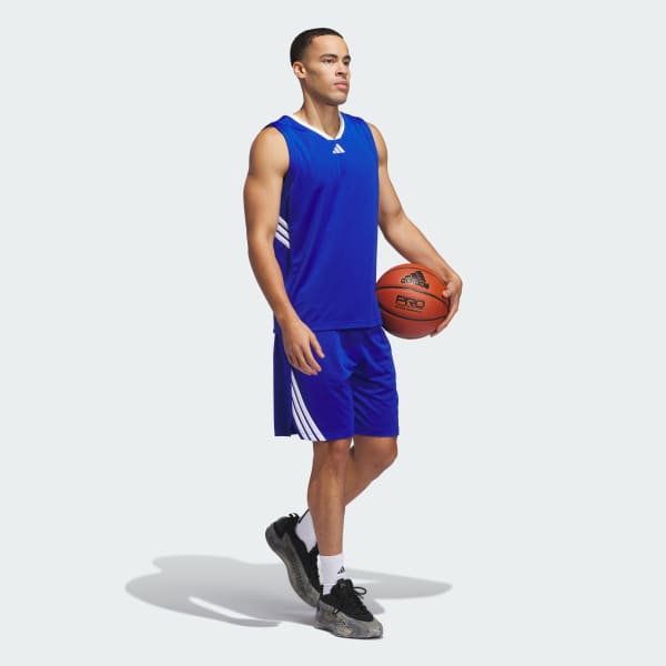 Blue Legends 3-Stripes Basketball Shorts
