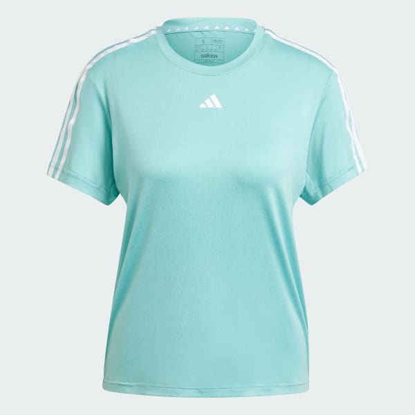 Turkis AEROREADY Train Essentials 3-Stripes T-skjorte