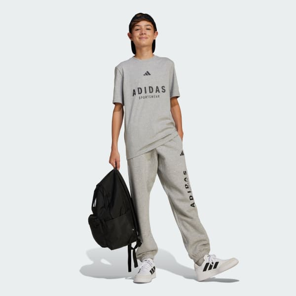 adidas ALL SZN Graphic Tee Kids - Grey | Free Shipping with