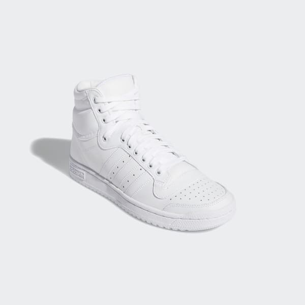 all white top ten adidas