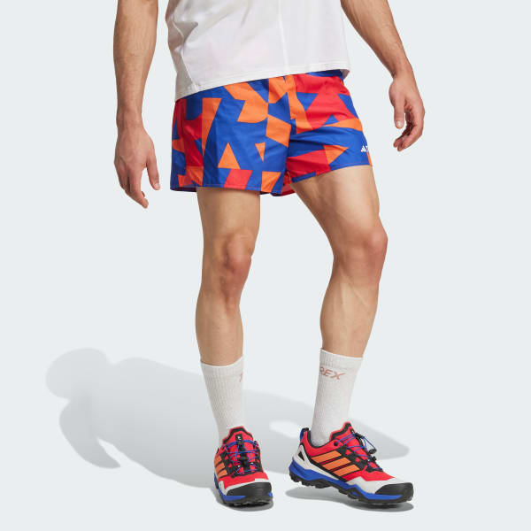 modrá Šortky Terrex Multi Light Printed
