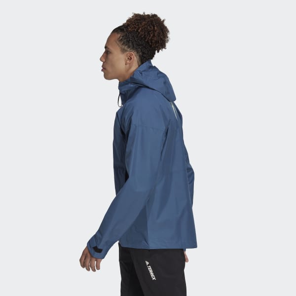 Bleu Veste de pluie Terrex GORE-TEX Paclite