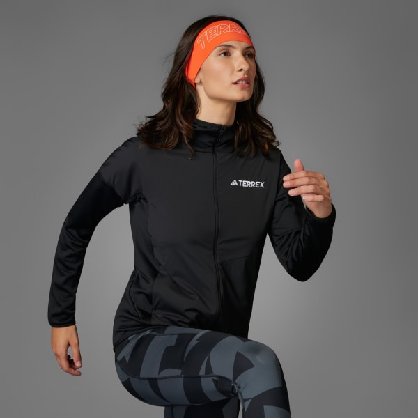 Nero Giacca con cappuccio Terrex Xperior Climawarm+ Wind Light Fleece