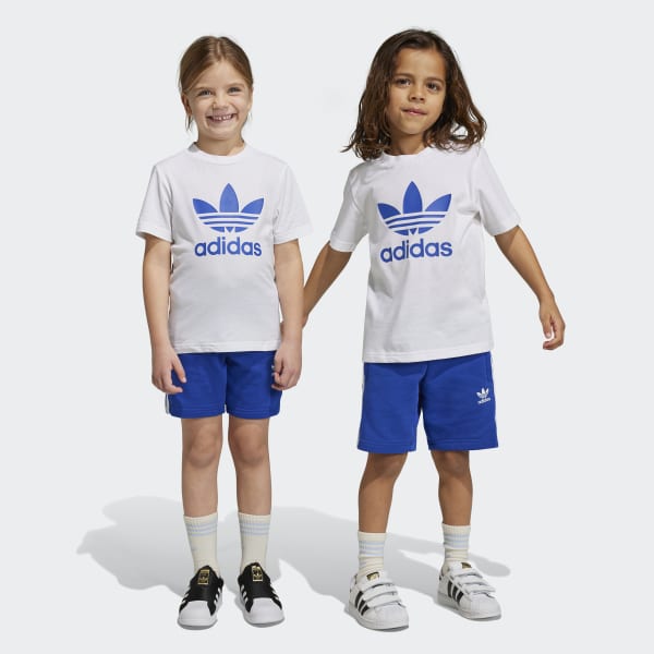 bouw aankunnen psychologie adidas Adicolor Shorts and Tee Set - Blue | Kids' Lifestyle | adidas US