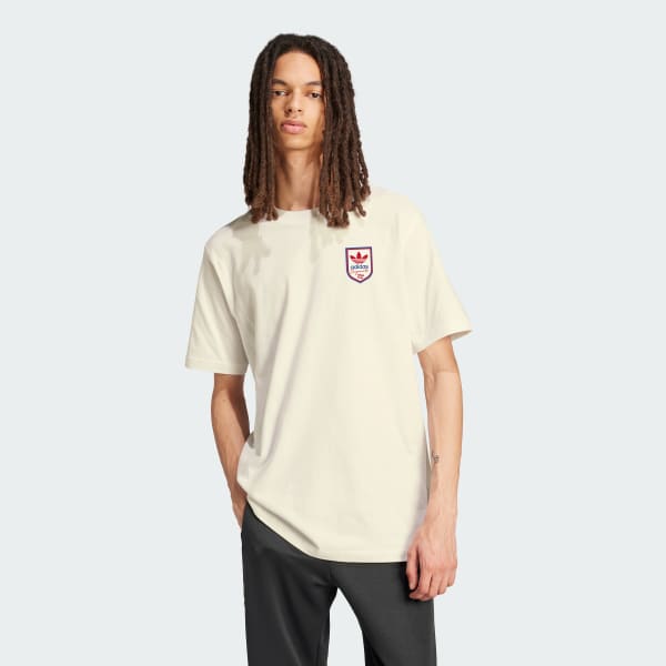 White MOTOSPORTS CAR GRAPHIC LOOSE TEE