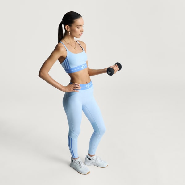 Blue Hyperglam Rib Bralette