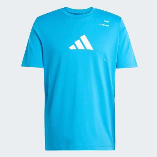 Azul Polera Padel Category AEROREADY Estampada