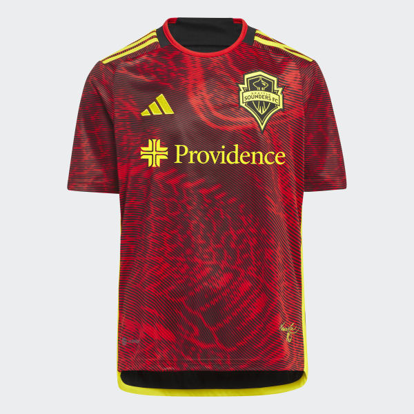 adidas Seattle Sounders FC 23/24 Away Jersey - Red