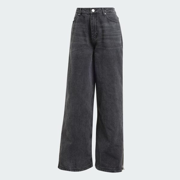 Adilenium Season 3 Zip Washed Denim Joggers