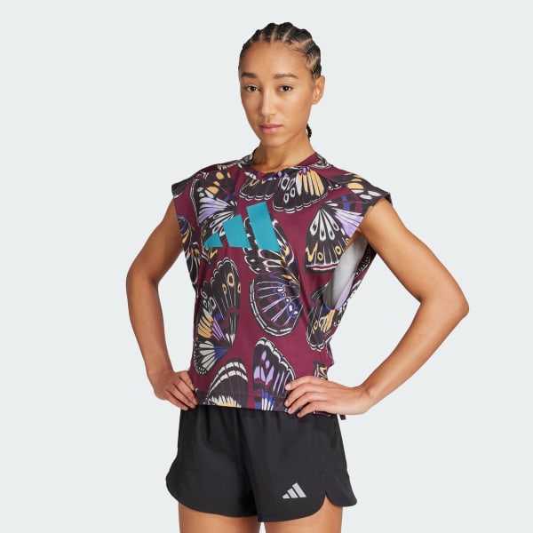 Schwarz adidas x FARM Rio Trainingstop