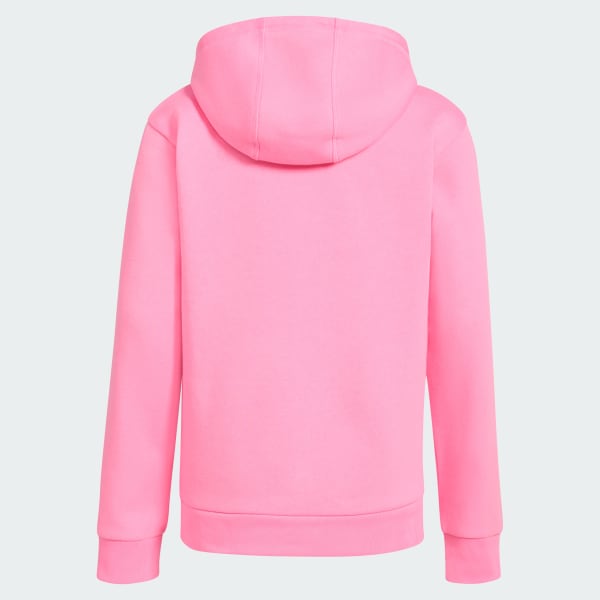 Adidas fashion pink oversized pullover hoodie outlet