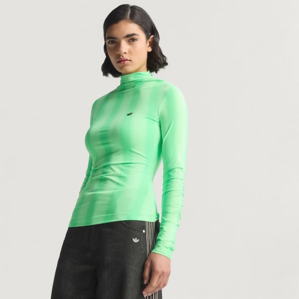 Verde Polo de manga larga
