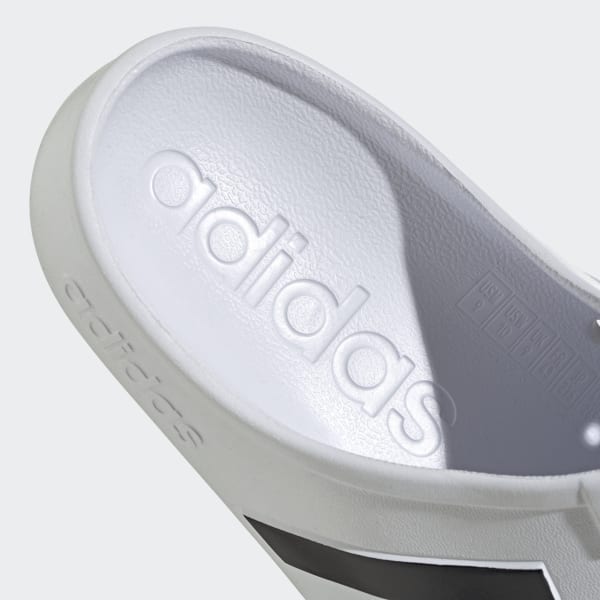 ADIDAS【送料込】サンダル☆Adilette Clog Cloud White Adidas Adilette Clog White/Black - Puffer Reds