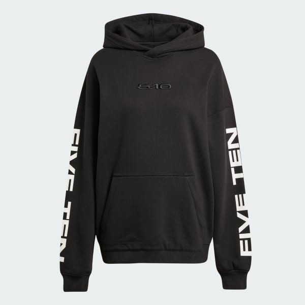 【ADIDAS】 FIVE TEN LOGO HOODIE フーディ★ adidas Five Ten Logo Hoodie - Black | Free Shipping with