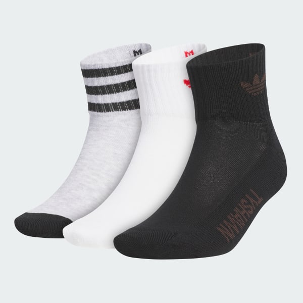 Blanco Calcetines Clásicos Tyshawn 3 Pares