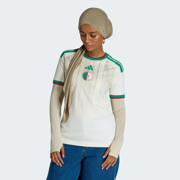 Branco Camisola Principal da Argélia 26