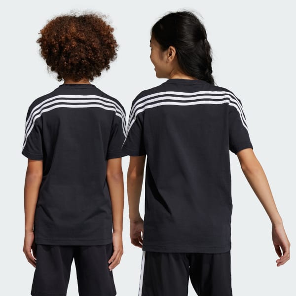 Black Future Icons 3-Stripes Tee