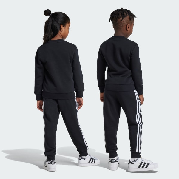 Preto Conjunto Adicolor – Criança