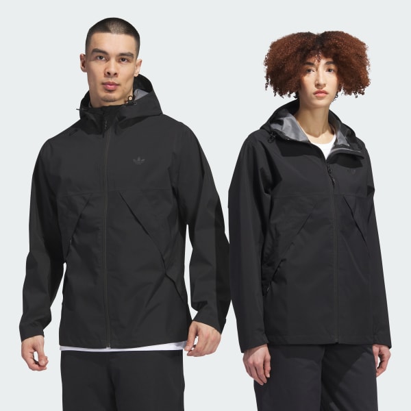 Black Dill Eyes Tech Shell Jacket